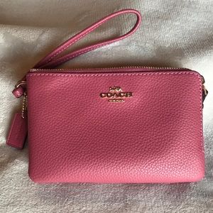 Coach Double Zip Wristlet
